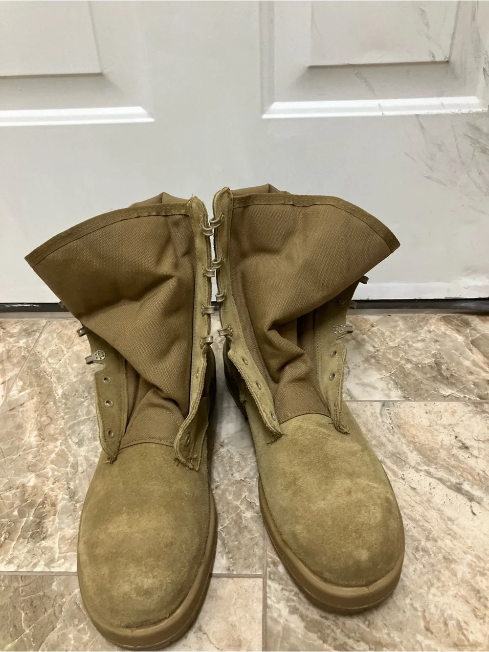Altama Combat Boots Mens Size 12.5 Tan Military Hot Weather Gore Tex SPM1C11D105
